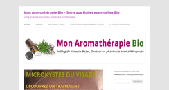 Desktop Screenshot of mon-aromatherapie-bio.com